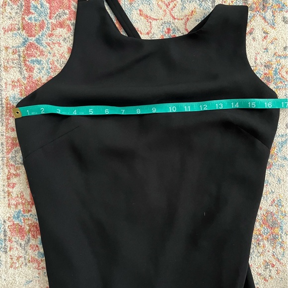 Chaps slinky strappy long black party dress - Picture 4 of 8